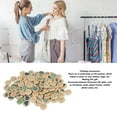 thumbnail image 2 of Round Wooden Buttons, Assorted Wooden Buttons Mini 100pcs Cute Multipurpose Decorative Printing Design  For DIY For Clothing, 2 of 7