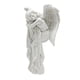 thumbnail image 2 of Figura de ángel de resina tallada a mano para decoración de marco de puerta de ángel para patio, césped y hogar. ángel izquierdo, 2 of 9