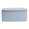 thumbnail image 2 of Neceser de maquillaje simple, organizador Estuche de almacenamiento de gran capacidad, Neceser, Caja Bolsa de cosméticos multifuncional portátil para Azul Yinane Estuche de maquillaje, 2 of 8