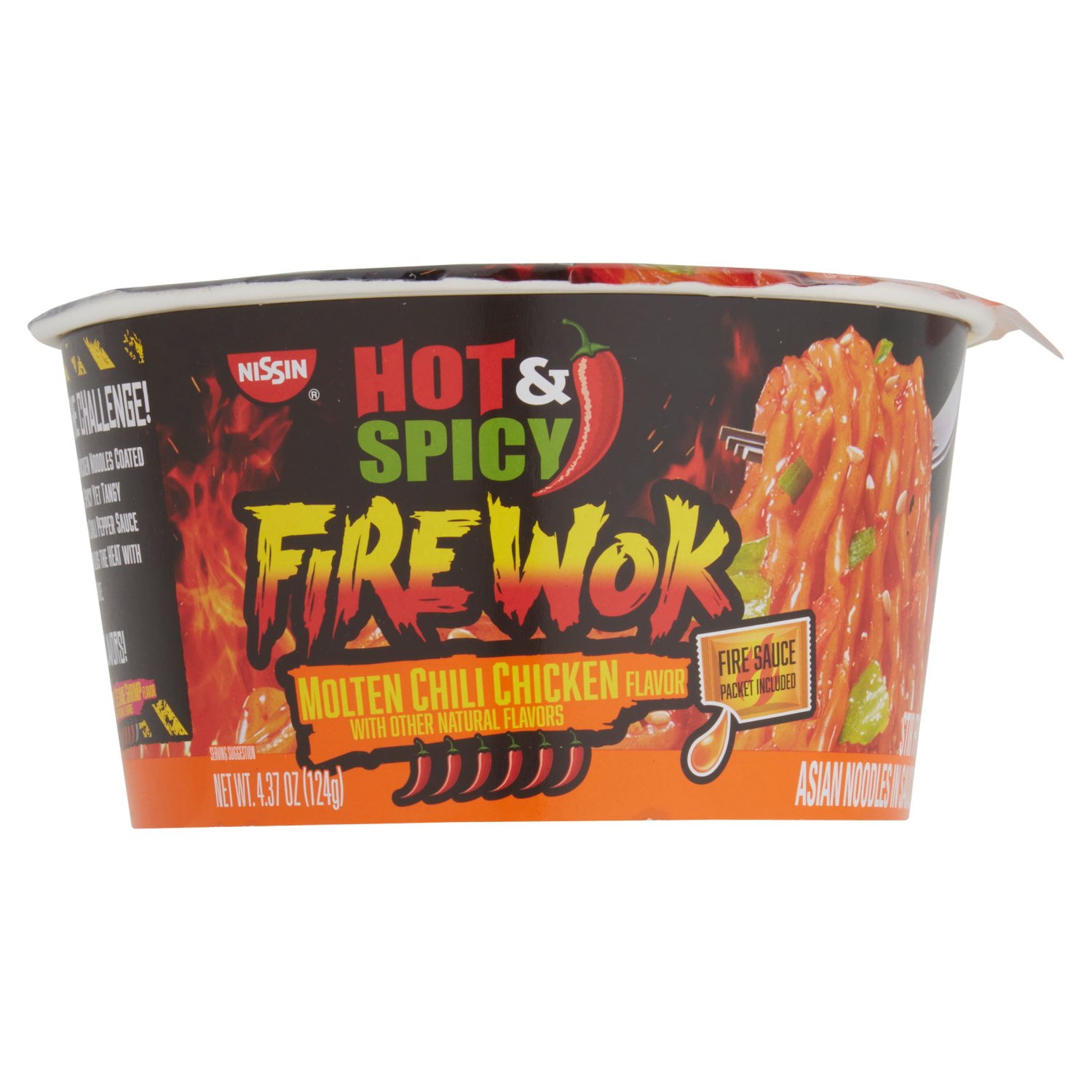 Nissin Fire Wok Molten Chili Chicken 4.37 oz - Walmart.com