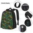 thumbnail image 5 of Naloa Scraper Print Large Capacity Backpack Lunch Bag Pencil Case Combination 3 Piece Set for Student, 5 of 8