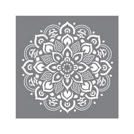 UPC: 0766218083654 | Americana Decor Stencil. Mandala. 12 in x 12 in