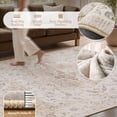 thumbnail image 3 of x Area Rug Washable Rugs for Living Room Rug for Bedroom Non Slip Vintage Floral Carpet for Dining Room Playroom Office, 3 of 7