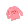 thumbnail image 3 of FOCUSNORM Bébé Filles Sweat-Shirt de Noël, Imprimé Lettre Pull Col Rond à Manches Longues, 3 of 6