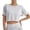 czb# White518, variant on Crop Tops For Girls Youth Summer Crewneck Short Sleeve Solid Color Loose Fit Basic Tee Drop Shoulder Fashionable Breathable Lightweight Side Split Casual Stylish Soft Shirts,White,15-16 Years