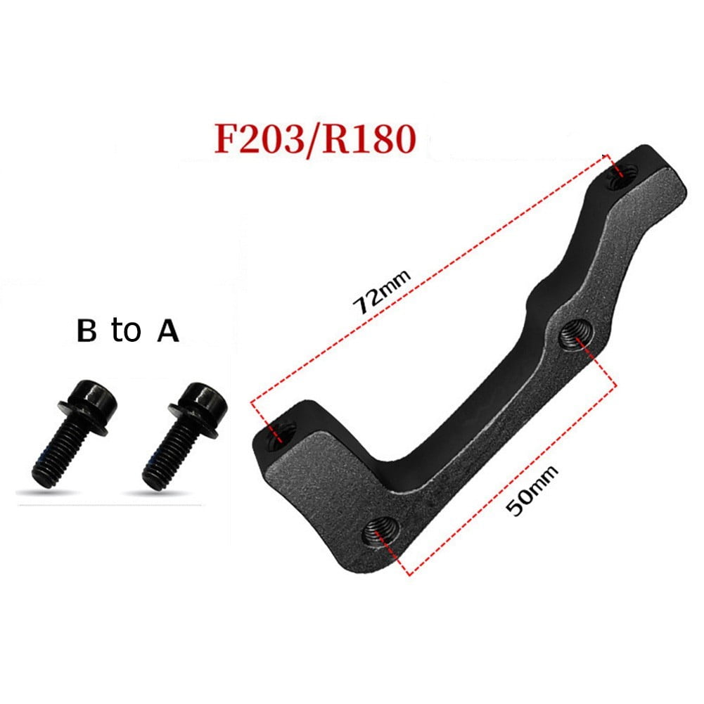 MTB Bike Disc Brake Rotors Front Rear IS 180/203mm Caliper Adapter Post