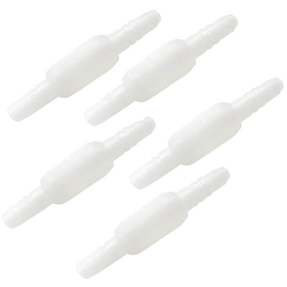 ResOne Oxygen Tubing Swivel Connector, 5-Pack - 360° Rotating O2 Hose Coupler for Standard Oxygen Tubing, Leak-Resistant Barbed Design, Easy-Attach Oxygen Line Connector