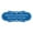 Blue, variant on Designer Private Residence Do Not Enter Sign (Brushed Silver) - Large