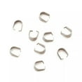 thumbnail image 5 of U8MO 50pcs 304 Stainless Steel Pinch Bail Ice Pick Small Pendant Bail Smooth 9x7x4mm, 5 of 8