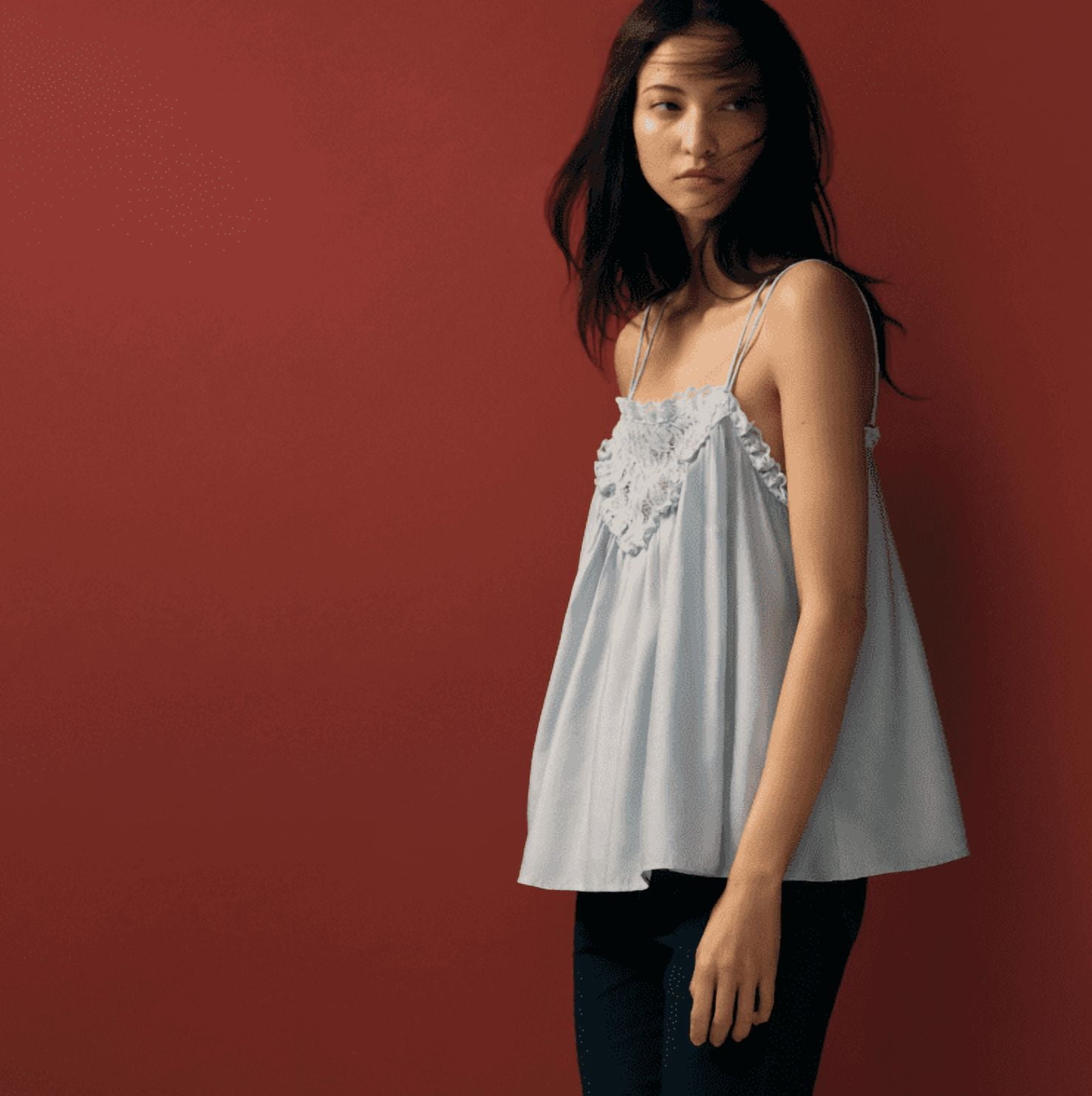 Scoop Women's and Women's Plus Flowy Lace Tank Top, Sizes XS-4X