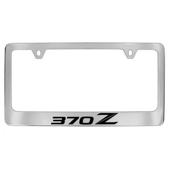 Nissan 370z Chrome Plated Metal License Plate Frame Holder
