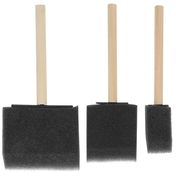 24 Pcs Painting Tools Easy Clean Sponge Brush Craft Making Kids Drawing Supplies Child Stuff