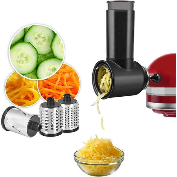 Slicer Shredder Attachment for KitchenAid Stand Mixer, Cheese Grater