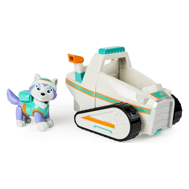 Vehículo de juguete Paw Patrol Everest's Rescue Snowmobile con figura