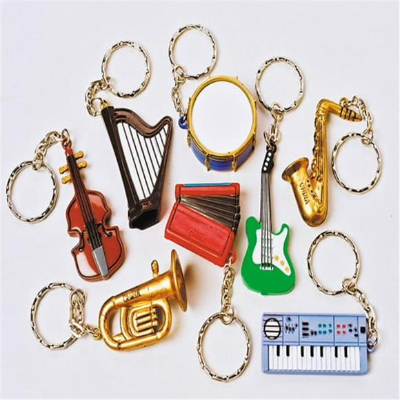 US Toy Company KC227 Musical Instrument Keychains