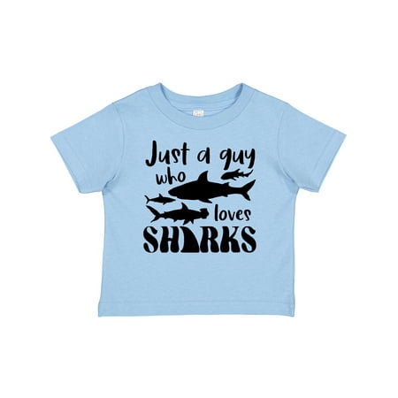 

Inktastic Just a Guy Who Loves Sharks Gift Baby Boy T-Shirt