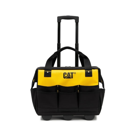 Caterpillar 18-inch Rolling Tool Bag, 75 lbs Capacity, Tool Storage ，CAT