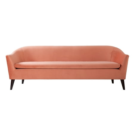 Lia Mid Century Modern Sofa Orange