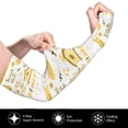 thumbnail image 3 of Picia Farm Bee Cute Honey Arm Sleeves for Men and Women - Tattoo Cover Up UPF 50+ Cooling Sports Sleeve for Basketball Golf Football-One Size, 3 of 8
