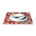 thumbnail image 3 of Ryvnso Placemats Set of 6 Christmas Candy Snowflake Dining Mats Heat-Resistant Non-Slip Washable Table Mat, 3 of 8