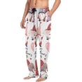 thumbnail image 5 of Valentine Gnome Ghost Pajama Pants, Men's Lounge Pants Light with Drawstring and Pockets, Christmas New Year Birthday Father's Day Gifts, 5 of 7