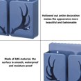 thumbnail image 2 of POINTERTECK Wall Mount Phone Holder Self-Adhesive Remote Control Storage Box Plastic Charging Phone Stand Small Gadgets Organizer Box for Bedroom Kitchen Bathroom Office, 2 of 7