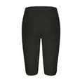 thumbnail image 4 of Tii.MM Women's Casual Capris Knee Length Solid Color Capri Leggings High Waist Stretch for Summer Yoga Workout Exercise, 4 of 5