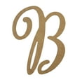 thumbnail image 1 of Wooden Letter Unfinished, Miracella Font, Craft Cutout, 1 of 2