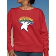 thumbnail image 2 of Live With Pride Polar Bear. Sweatshirt Women -Smartprints Designs, Female Medium, 2 of 4