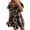 Black Womens Long Sleeve Dress, variant on USSUMA Dress for Women Wedding Guest, Summer Dresses for Women 2022 Short Sleeves V Neck T Shirt Gradient Leopard Printed Formal Fall Dress Peplum Smocked Beach Graduation Sundresses