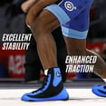 thumbnail image 6 of Professional Boxing Shoes Breathable Wrestling Shoes, Training Shoe for Adult & Youth Men Women Non Slip Rubber Sole Lightweight Boots (Blue & Black, 7), 6 of 6
