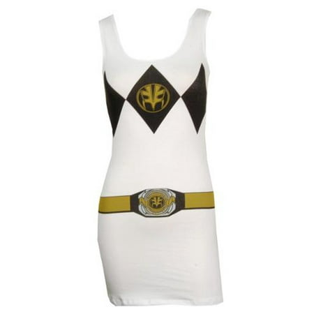 Power Rangers White Ranger Women's Costume Tank Top Dress