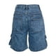 thumbnail image 4 of WILLBEST Jeans Mujer Pantalones Vaqueros Cargo para Mujer, de Pierna Recta, Cómodos, Casuales, Con Múltiples Bolsillos, para Uso Diario Al Aire Libre, 2025 y Versátiles. Extra Grande, 4 of 5