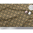 thumbnail image 3 of Soimoi Poly Georgette Fabric Check & Moroccan Ethnic Printed Fabric 1 Yard 52 Inch Wide, 3 of 3