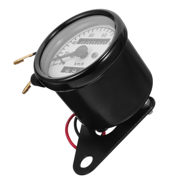 RENACLIPY Motorcycle Speedometer Retro Modified Gauge with Electroplated Shell Accurate Mileage Meter for Motorbike