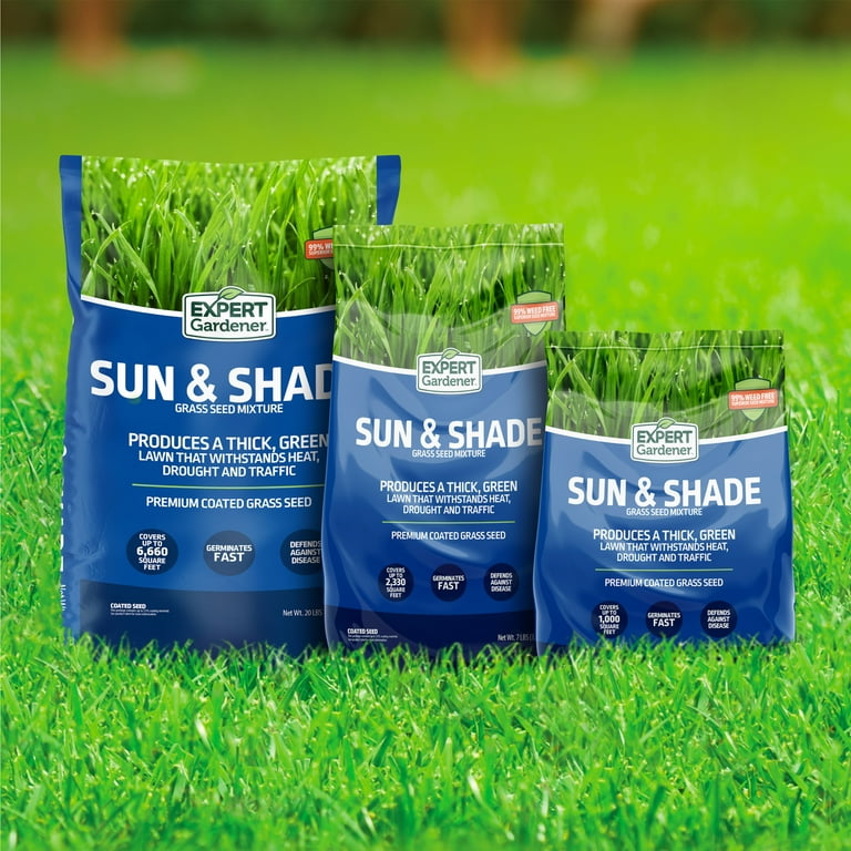 Expert Gardener Sun & Shade Grass Seed Mix for Southern U.S.