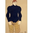 thumbnail image 2 of Penfield, Edward 23x32 White Modern Wood Framed Museum Art Print Titled - Athlete 1907, 2 of 4