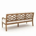 thumbnail image 7 of New Classic Furniture Savannah Wood Patio Sofa in Natural/White, 7 of 7