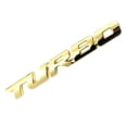 thumbnail image 2 of Opvise Cool 3D Alloy Metal Letter Turbo Car Motorcycle Emblem Badge Sticker Decal Decor, 2 of 3