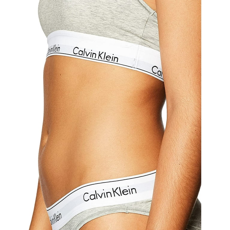 Calvin Klein Women`s Modern Cotton Bralette and Bikini 2 Piece Set