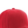 thumbnail image 3 of Atlantis - Gorra de seis paneles y ajustable con visera plana para niños (Paquete de 2) (Rojo), 3 of 3
