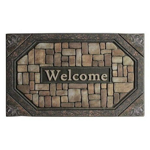 Attraction Design Home Welcome Stone Engraved Doormat