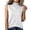 White, variant on Womens Sleeveless Sweater Ribbed Solid Color Mock Neck Slim Fit Basic Layering Vest Spring Fall Casual Pullover Sweater
