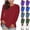 Army Green, variant on Comfy Loose Fit Tunics for Women Fashion Solid Loose Long Sleeve T-shirt Pullover Women's Casual Long Sleeve Shirts for Everyday Wear