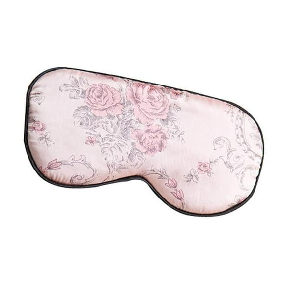 Panda Superstore  Silk Breathable Protective Eyeshade Sleep Eye Mask - Rose Pattern