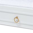 thumbnail image 2 of Baxton Studio Mariana Twin Size Gundle en Blanc, 2 of 7