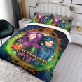 thumbnail image 3 of Descendants Themed Bed Sheet Set Three Piece Set 53x79 In ches Comfortable And Skin Friendly Unique Design Creating A Star Studded Night Home Decor Gifts For Family Friends fans, 3 of 6