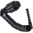 thumbnail image 1 of 4-Digit Resettable Security Bicycle Lock Heavy Duty Bike Lock 1.6m Cycle Lock for Bicycle Outdoors, 1 of 5
