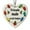 #12, variant on Fwttom Heart-Shaped Sea Glass Friendship Ornaments for Women Friends - Acrylic Best Friend Gifts 2D Hanging Ornaments, Timeless Friendship Gifts for Birthday, Christmas, Thanksgiving, Holiday