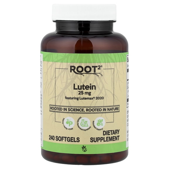 Vitacost Root2®, Lutein Featuring Lutemax® 2020, 240 Softgels